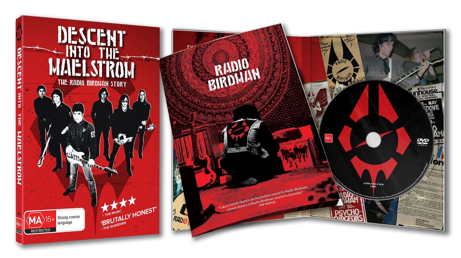 Descent Into the Maelstrom DVD case, booklet and disc