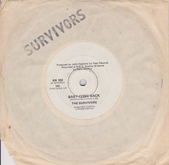 Cover of Baby Come Back / Mr Record Man
